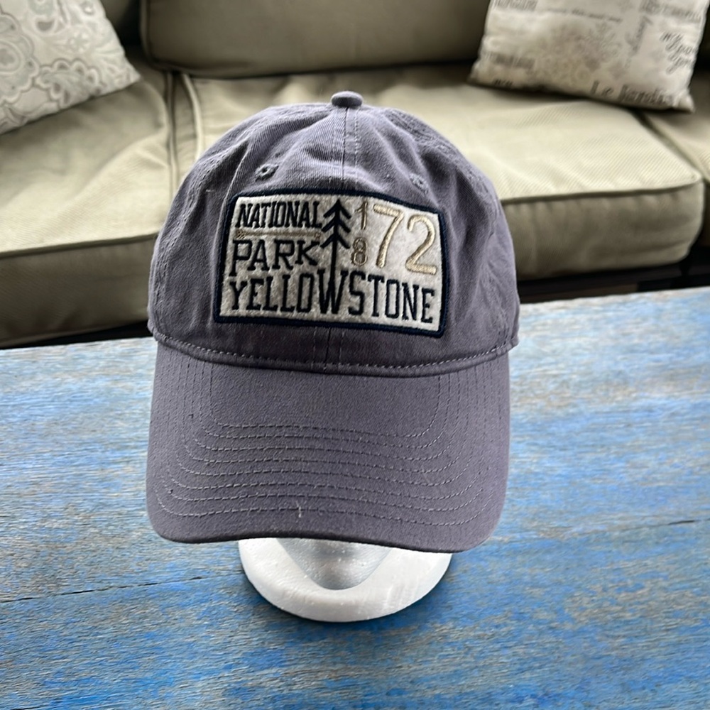 Yellowstone National Park Cap -Grey adjustable- coolest